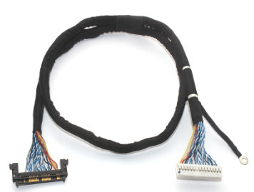 ラップトップLVDSワイヤーはJAE 0.5mmのケーブル コネクタの耐久財を利用する
