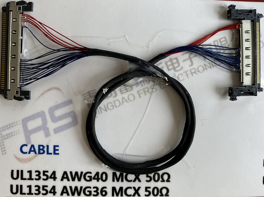 0.8mm Awg40 LVDS 30のピン コネクタ ケーブル180mmワイヤー馬具