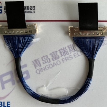 50 Pin Awg36のマイクロ同軸ケーブルアセンブリ0.5mm LVDS TV