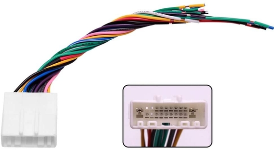 18AWG 4スピーカー16 Pin車のステレオのコネクターの電気配線用ハーネス