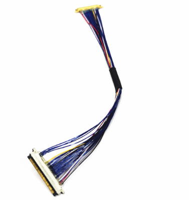 電子マイクロ同軸ケーブル360mm Kelの平らな単一の盾