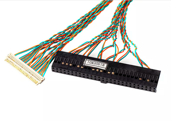 同軸長のMolex 1.8mのケーブル ハーネス アセンブリ ニッケルきっかり