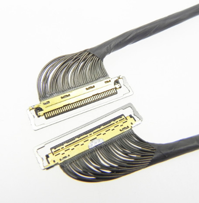 34awgマイクロ同軸ケーブル20の中心380mmのテフロンPTFEワイヤー アセンブリ
