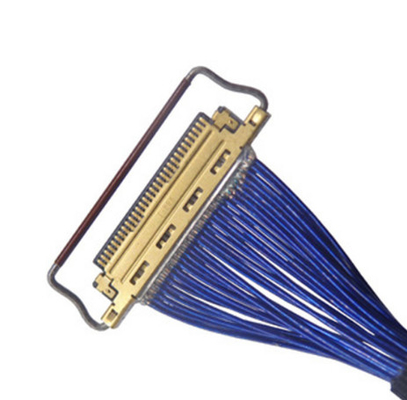 50-15000mm 60のPin Lvdsケーブル、表示ノートのPCスクリーンのための370mmの厚い同軸ケーブル