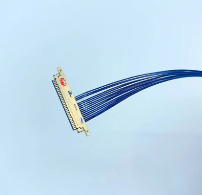 30のPinのマイクロ同軸ケーブル0.5mmの40awg LVDSの同軸ケーブル